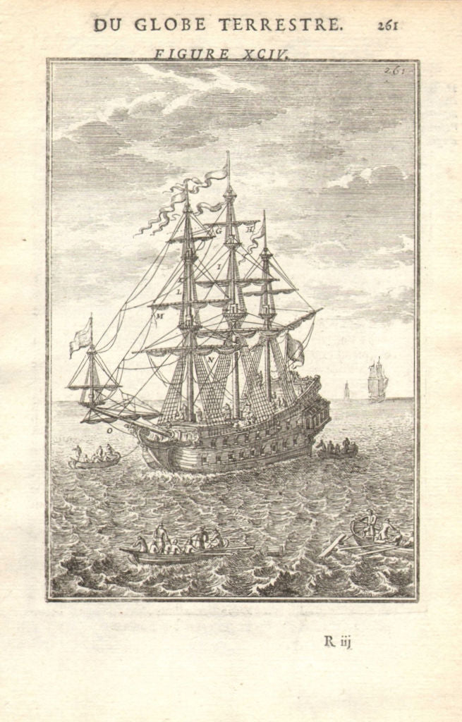 SHIPS ROPES. Agreils/cordages d'un Vaisseau II. 17th century. MALLET 1683